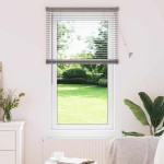vidaXL Jaluzea pentru Fereastră cu perdele Manual Argintiu Aluminiu