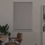 vidaXL Jaluzea pentru Fereastră cu perdele Manual Argintiu Aluminiu