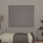 vidaXL Jaluzea pentru Fereastră cu perdele Manual Argintiu Aluminiu