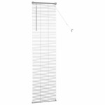 vidaXL Jaluzea pentru Fereastră cu perdele Manual Argintiu Aluminiu