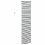 vidaXL Jaluzea pentru Fereastră cu perdele Manual Argintiu Aluminiu