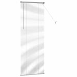 vidaXL Jaluzea pentru Fereastră cu perdele Manual Argintiu Aluminiu