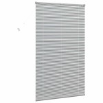 vidaXL Jaluzea pentru Fereastră cu perdele Manual Argintiu Aluminiu
