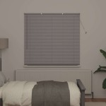 vidaXL Jaluzea pentru Fereastră cu perdele Manual Argintiu Aluminiu