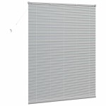 vidaXL Jaluzea pentru Fereastră cu perdele Manual Argintiu Aluminiu