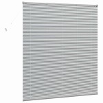vidaXL Jaluzea pentru Fereastră cu perdele Manual Argintiu Aluminiu