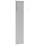 vidaXL Jaluzea pentru Fereastră cu perdele Manual Argintiu Aluminiu