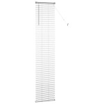vidaXL Jaluzea pentru Fereastră cu perdele Manual Argintiu Aluminiu
