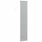 vidaXL Jaluzea pentru Fereastră cu perdele Manual Argintiu Aluminiu