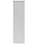 vidaXL Jaluzea pentru Fereastră cu perdele Manual Argintiu Aluminiu