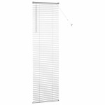 vidaXL Jaluzea pentru Fereastră cu perdele Manual Argintiu Aluminiu