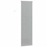 vidaXL Jaluzea pentru Fereastră cu perdele Manual Argintiu Aluminiu