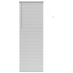 vidaXL Jaluzea pentru Fereastră cu perdele Manual Argintiu Aluminiu