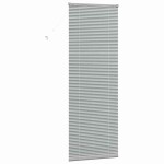 vidaXL Jaluzea pentru Fereastră cu perdele Manual Argintiu Aluminiu