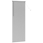 vidaXL Jaluzea pentru Fereastră cu perdele Manual Argintiu Aluminiu