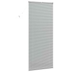 vidaXL Jaluzea pentru Fereastră cu perdele Manual Argintiu Aluminiu
