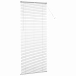 vidaXL Jaluzea pentru Fereastră cu perdele Manual Argintiu Aluminiu
