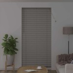 vidaXL Jaluzea pentru Fereastră cu perdele Manual Argintiu Aluminiu