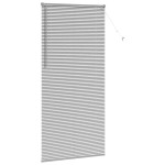 vidaXL Jaluzea pentru Fereastră cu perdele Manual Argintiu Aluminiu