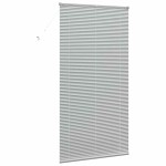 vidaXL Jaluzea pentru Fereastră cu perdele Manual Argintiu Aluminiu