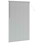 vidaXL Jaluzea pentru Fereastră cu perdele Manual Argintiu Aluminiu