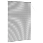 vidaXL Jaluzea pentru Fereastră cu perdele Manual Argintiu Aluminiu