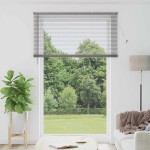 vidaXL Jaluzea pentru Fereastră cu perdele Manual Argintiu Aluminiu