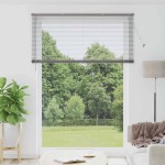 vidaXL Jaluzea pentru Fereastră cu perdele Manual Argintiu Aluminiu