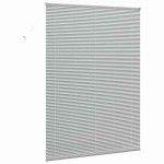 vidaXL Jaluzea pentru Fereastră cu perdele Manual Argintiu Aluminiu