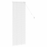vidaXL Jaluzea pentru Fereastră cu perdele Manual Alb Aluminiu vidaXL Jaluzea pentru Fereastră cu perdele Manual Alb Aluminiu