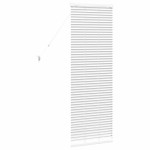 vidaXL Jaluzea pentru Fereastră cu perdele Manual Alb Aluminiu vidaXL Jaluzea pentru Fereastră cu perdele Manual Alb Aluminiu