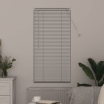 vidaXL Jaluzea pentru Fereastră cu perdele Manual Alb Aluminiu vidaXL Jaluzea pentru Fereastră cu perdele Manual Alb Aluminiu