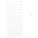 vidaXL Jaluzea pentru Fereastră cu perdele Manual Alb Aluminiu vidaXL Jaluzea pentru Fereastră cu perdele Manual Alb Aluminiu