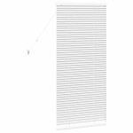 vidaXL Jaluzea pentru Fereastră cu perdele Manual Alb Aluminiu vidaXL Jaluzea pentru Fereastră cu perdele Manual Alb Aluminiu