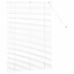 vidaXL Jaluzea pentru Fereastră cu perdele Manual Alb Aluminiu vidaXL Jaluzea pentru Fereastră cu perdele Manual Alb Aluminiu