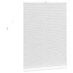 vidaXL Jaluzea pentru Fereastră cu perdele Manual Alb Aluminiu vidaXL Jaluzea pentru Fereastră cu perdele Manual Alb Aluminiu