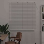 vidaXL Jaluzea pentru Fereastră cu perdele Manual Alb Aluminiu vidaXL Jaluzea pentru Fereastră cu perdele Manual Alb Aluminiu