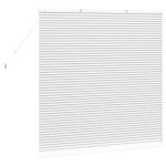 vidaXL Jaluzea pentru Fereastră cu perdele Manual Alb Aluminiu vidaXL Jaluzea pentru Fereastră cu perdele Manual Alb Aluminiu