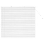 vidaXL Jaluzea pentru Fereastră cu perdele Manual Alb Aluminiu vidaXL Jaluzea pentru Fereastră cu perdele Manual Alb Aluminiu