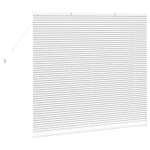 vidaXL Jaluzea pentru Fereastră cu perdele Manual Alb Aluminiu vidaXL Jaluzea pentru Fereastră cu perdele Manual Alb Aluminiu