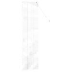 vidaXL Jaluzea pentru Fereastră cu perdele Manual Alb Aluminiu