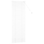 vidaXL Jaluzea pentru Fereastră cu perdele Manual Alb Aluminiu vidaXL Jaluzea pentru Fereastră cu perdele Manual Alb Aluminiu