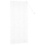 vidaXL Jaluzea pentru Fereastră cu perdele Manual Alb Aluminiu vidaXL Jaluzea pentru Fereastră cu perdele Manual Alb Aluminiu