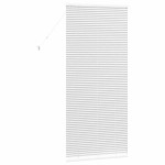 vidaXL Jaluzea pentru Fereastră cu perdele Manual Alb Aluminiu