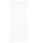 vidaXL Jaluzea pentru Fereastră cu perdele Manual Alb Aluminiu vidaXL Jaluzea pentru Fereastră cu perdele Manual Alb Aluminiu