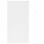 vidaXL Jaluzea pentru Fereastră cu perdele Manual Alb Aluminiu vidaXL Jaluzea pentru Fereastră cu perdele Manual Alb Aluminiu
