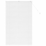 vidaXL Jaluzea pentru Fereastră cu perdele Manual Alb Aluminiu vidaXL Jaluzea pentru Fereastră cu perdele Manual Alb Aluminiu