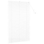vidaXL Jaluzea pentru Fereastră cu perdele Manual Alb Aluminiu vidaXL Jaluzea pentru Fereastră cu perdele Manual Alb Aluminiu