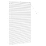 vidaXL Jaluzea pentru Fereastră cu perdele Manual Alb Aluminiu vidaXL Jaluzea pentru Fereastră cu perdele Manual Alb Aluminiu
