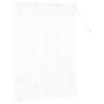 vidaXL Jaluzea pentru Fereastră cu perdele Manual Alb Aluminiu vidaXL Jaluzea pentru Fereastră cu perdele Manual Alb Aluminiu